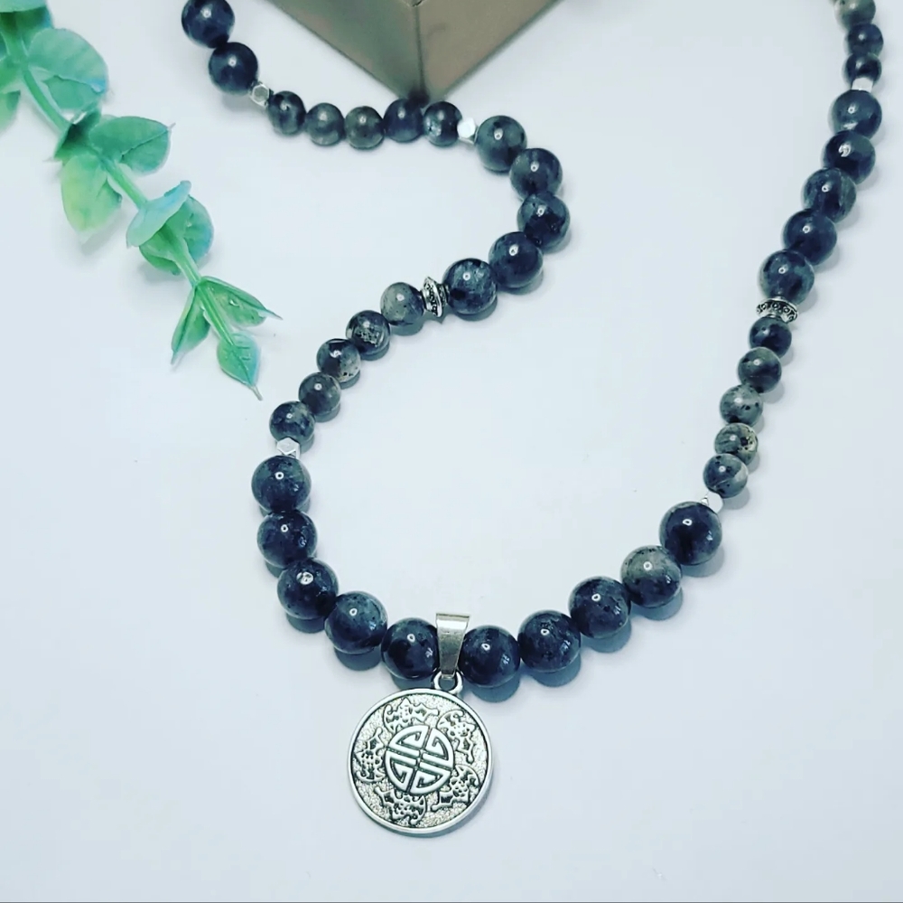 Labradorite  Amulet necklace